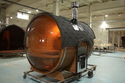 Проекты бань-бочек Батискаф