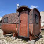 Квадро баня 3,5 м с козырьком, боковой вход, фото 16