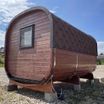 Квадро баня 3,5 м с козырьком, боковой вход, фото 17