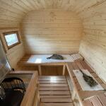 Квадро баня 3,5 м с козырьком, боковой вход, фото 24