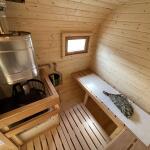 Квадро баня 3,5 м с козырьком, боковой вход, фото 26