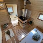Квадро баня 3,5 м с козырьком, боковой вход, фото 27