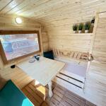 Квадро баня 4,5 м с козырьком, боковой вход, фото 22
