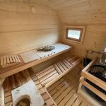 Квадро баня 4,5 м с козырьком, боковой вход, фото 32
