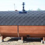 Квадро баня 4 м с козырьком, фото 17