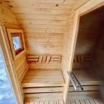 Квадро баня 4,5 м с козырьком, фото 12