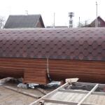 Квадро баня 5,5 м с козырьком, боковой вход, фото 20