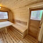 Квадро баня 5,5 м с козырьком, боковой вход, фото 22
