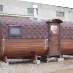 Квадро баня 5,5 м с козырьком, боковой вход, фото 19