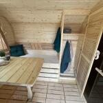 Квадро баня 6 м с козырьком, 3 комнаты, боковой вход, фото 38
