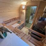 Квадро баня 6 м с козырьком, 3 комнаты, боковой вход, фото 41