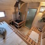 Квадро баня 6 м с козырьком, 3 комнаты, боковой вход, фото 50