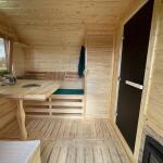 Квадрохаус баня 4,5 м с козырьком, боковой вход, фото 24