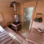 Квадрохаус баня 4,5 м с козырьком, боковой вход, фото 28