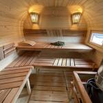 Квадрохаус баня 4,5 м с козырьком, боковой вход, фото 29