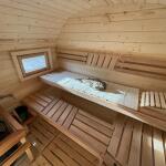 Квадрохаус баня 4,5 м с козырьком, боковой вход, фото 37