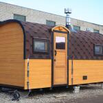 Квадрохаус баня 4,5 м с козырьком, боковой вход, фото 40