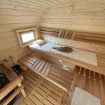 Квадрохаус баня 5 м с козырьком, боковой вход , фото 40