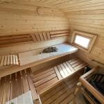 Квадрохаус баня 5 м с козырьком, боковой вход , фото 50