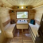 Квадрохаус баня 6 м с козырьком, боковой вход, фото 29