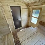 Квадрохаус баня 6 м с козырьком, боковой вход, фото 30