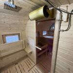 Квадрохаус баня 6 м с козырьком, боковой вход, фото 42