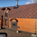 Квадрохаус баня 6 м с козырьком, 2 комнаты, боковой вход, фото 32
