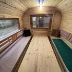 Квадро баня 6 м с козырьком, с раздевалкой, боковой вход, фото 36