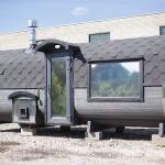 Квадро баня 6 м с козырьком, с раздевалкой, боковой вход, фото 41