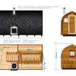 Баня Викинг 4 м, фото 14