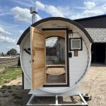 Баня-бочка Батискаф 2,5 м с козырьком, фото 19