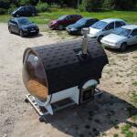 Баня-бочка Батискаф 2,5 м с козырьком, фото 20