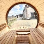 Баня-бочка Батискаф 2,5 м с козырьком, фото 22