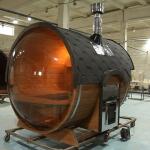 Баня-бочка Батискаф 2,5 м с козырьком, фото 27