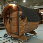 Баня-бочка Батискаф 2,5 м с козырьком, фото 29