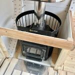 Баня-бочка Батискаф 4,5 м с козырьком, фото 20