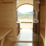 Баня-бочка Батискаф 4,5 м с козырьком, фото 29