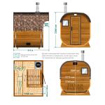 Квадро баня 2,5 м с козырьком, фото 20