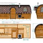 Баня сундук 6 м, 2 комнаты , фото 22