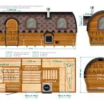Баня сундук 6 м, 3 комнаты , фото 26