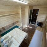 Баня Парус 6 м, 2 отд, боковой вход, со спальным местом и душевой, топка внутри, фото 28