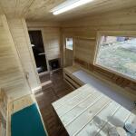 Баня Парус 6 м, 2 отд, боковой вход, со спальным местом и душевой, топка внутри, фото 29