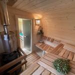 Баня Парус 6 м, 2 отд, боковой вход, со спальным местом и душевой, топка внутри, фото 36