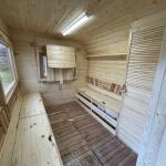 Баня Парус 6 м, 2 отд, боковой вход, со спальным местом и душевой, топка внутри, фото 41