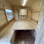 Баня Парус 6 м, 2 отд, боковой вход, со спальным местом и душевой, топка внутри, фото 42