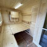 Баня Парус 6 м, 2 отд, боковой вход, со спальным местом и душевой, топка внутри, фото 43