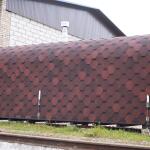 Парус 6 м, 2 отделения, с душевой, боковой вход, топка внутри, фото 31