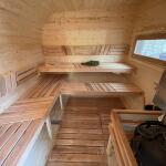 Парус 6 м, 2 отделения, с душевой, боковой вход, топка внутри, фото 47