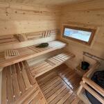 Парус 6 м, 2 отделения, с душевой, боковой вход, топка внутри, фото 48