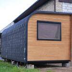 Баня Парус 6 м, 2 отделения, с душевой, боковой вход, фото 29